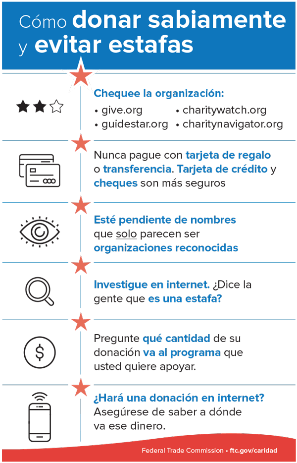 Como donar sabiamente y evitar estafas